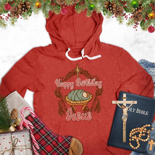 Happy Birthday Jesus Colored Edition Hoodie_8217