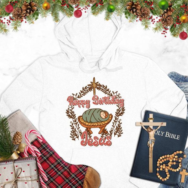 Happy Birthday Jesus Colored Edition Hoodie_8217