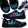 Custom Name Colorful Watercolor Sneakers Shoes