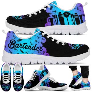 Bartender Gradient Cloud Tools Heart Sneakers Shoes