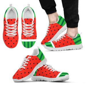 Watermelon Shoes Sneakers, Running Shoes, Shoes For Women, Shoes For Men, Custom Shoes, Low Top Shoes, Customized Sneaker, Mens, Womens, Kids Shoes