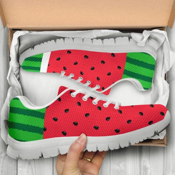 Watermelon Shoes Sneakers, Running Shoes, Shoes For Women, Shoes For Men, Custom Shoes, Low Top Shoes, Customized Sneaker, Mens, Womens, Kids Shoes