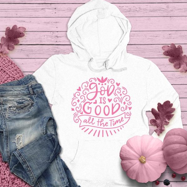 God Is Good Hoodie Pink Edition_9634