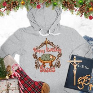 Happy Birthday Jesus Colored Edition Hoodie_8217