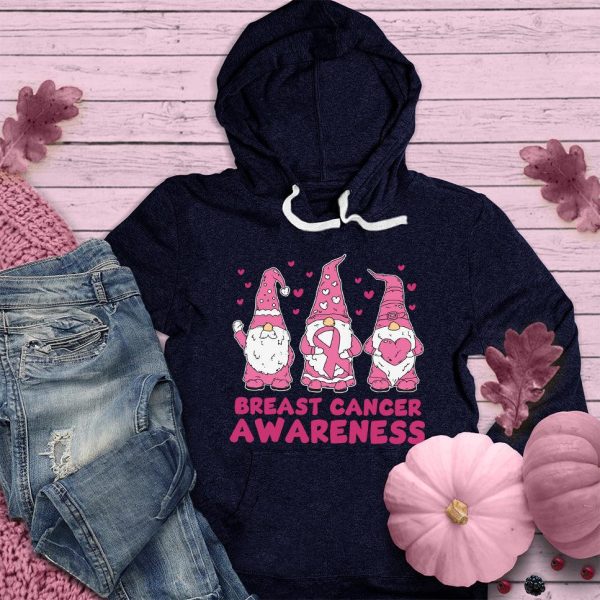 Gnomes Breast Cancer Awareness Colored Edition Hoodie_1690