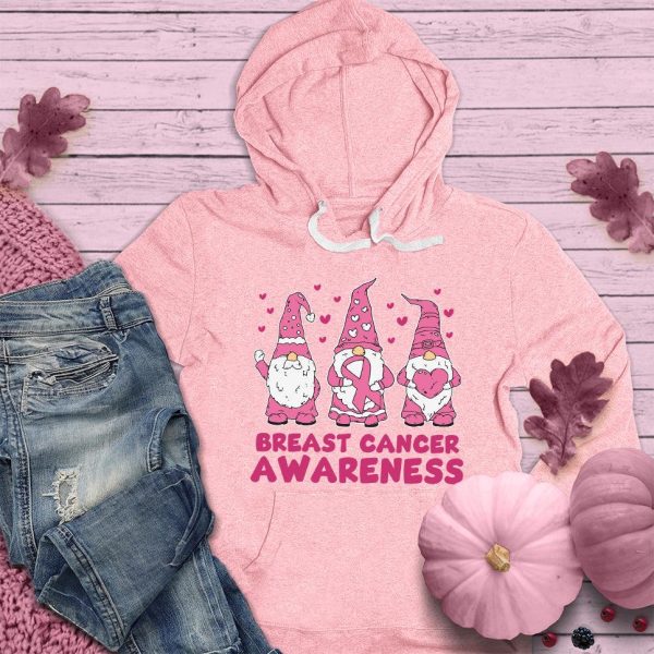 Gnomes Breast Cancer Awareness Colored Edition Hoodie_1690