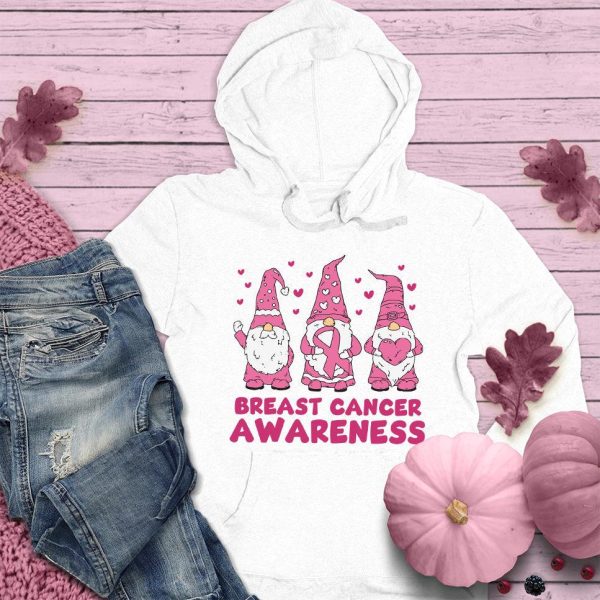 Gnomes Breast Cancer Awareness Colored Edition Hoodie_1690